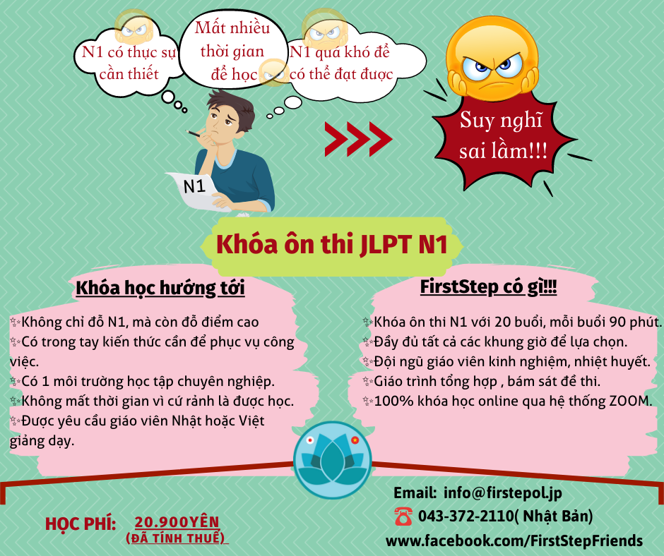 Giới thiệu khóa học luyện thi JLPT N1